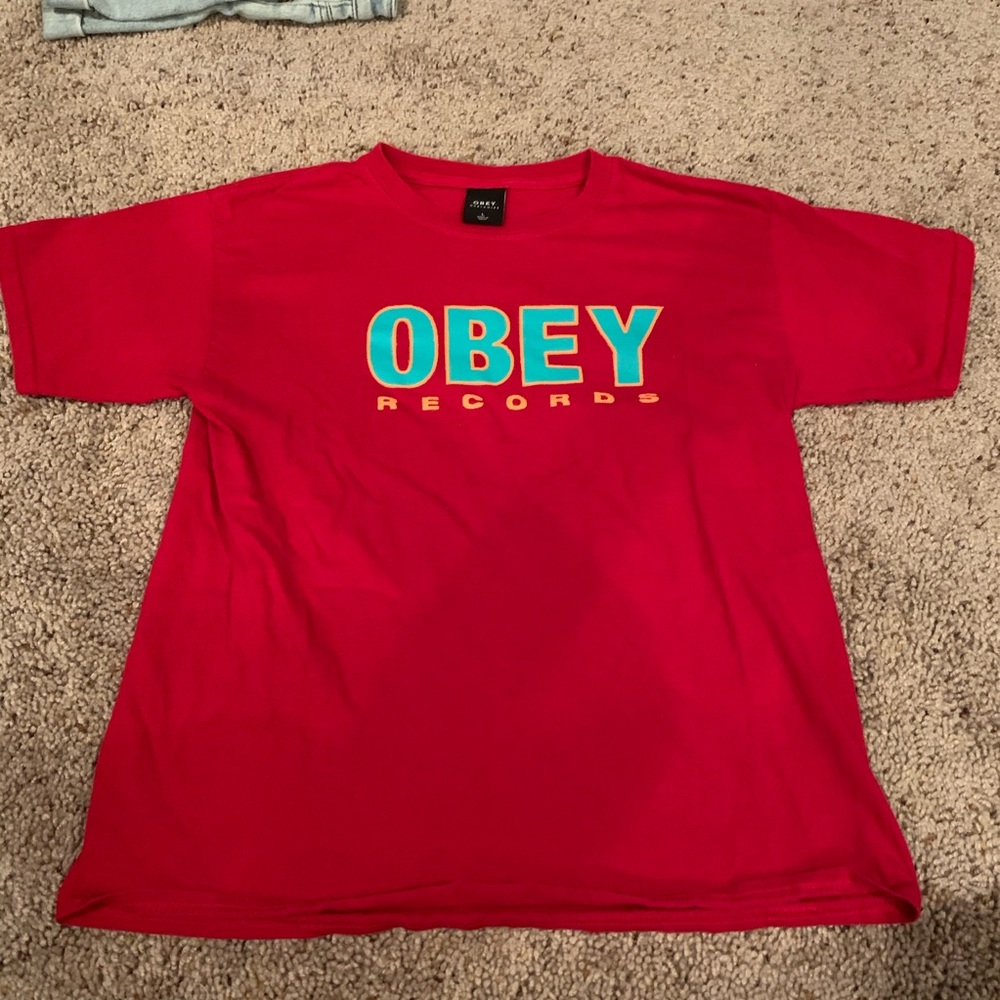 Red Obey Shirt
